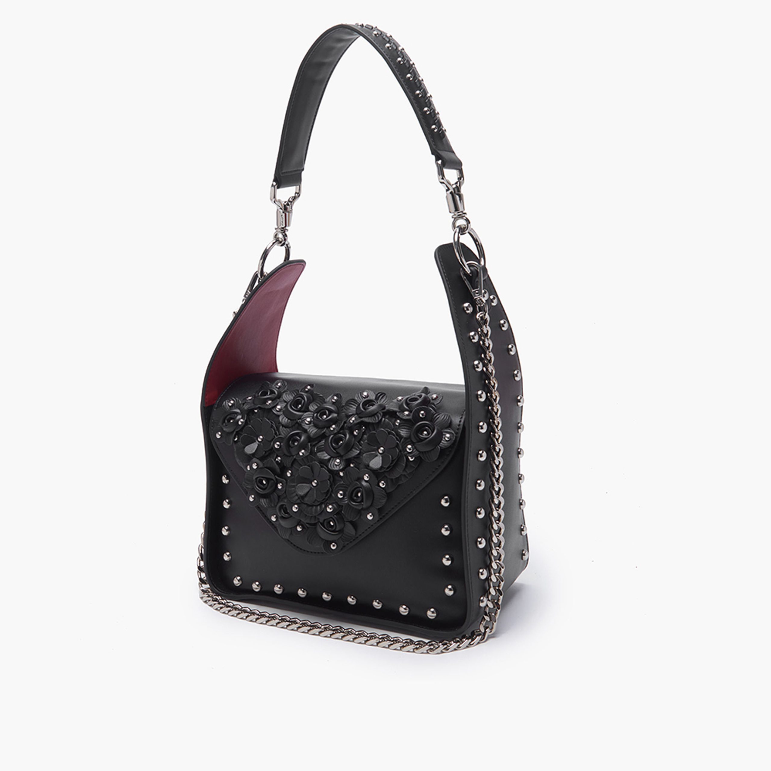 La Carrie Shopper Flowers Black - Image 2