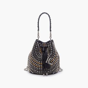 La Carrie Bucket Mirror Black/Combi Fume'