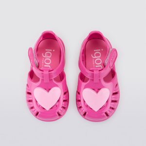 Sandália Igor Tobby Gloss Love Fuscia - Image 3