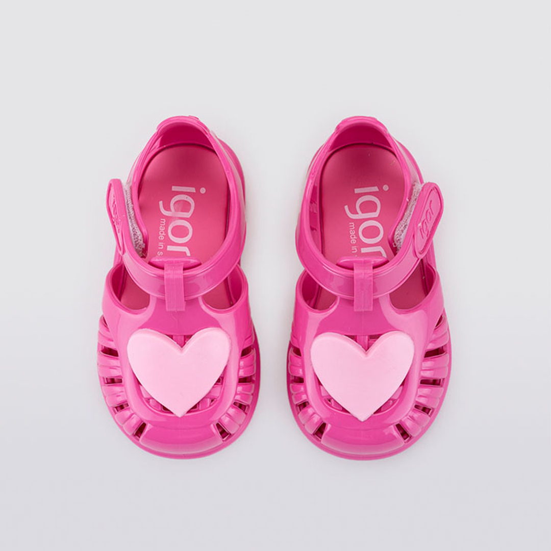 Sandália Igor Tobby Gloss Love Fuscia - Image 3