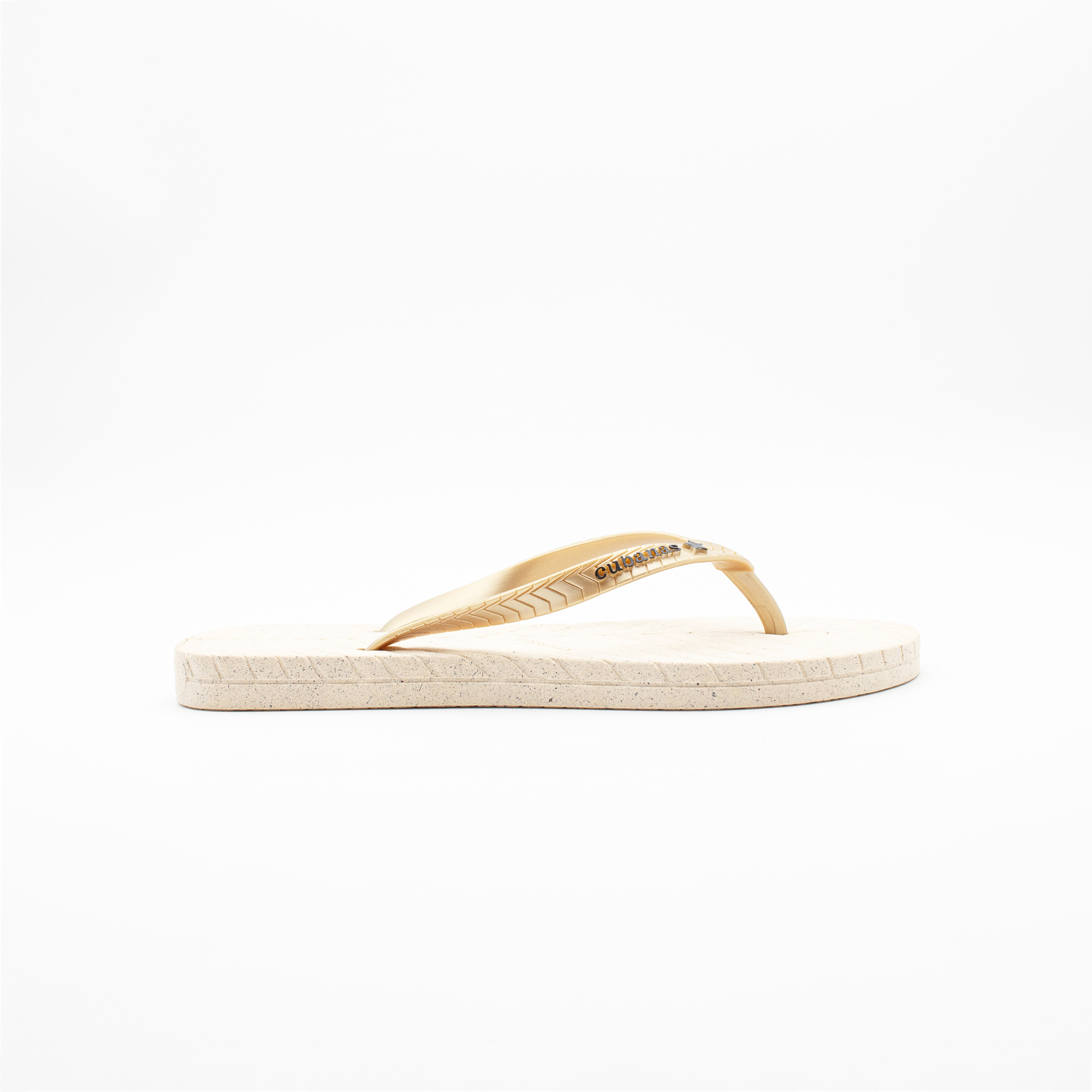 Chinelo Cubanas Nature 02 Gold