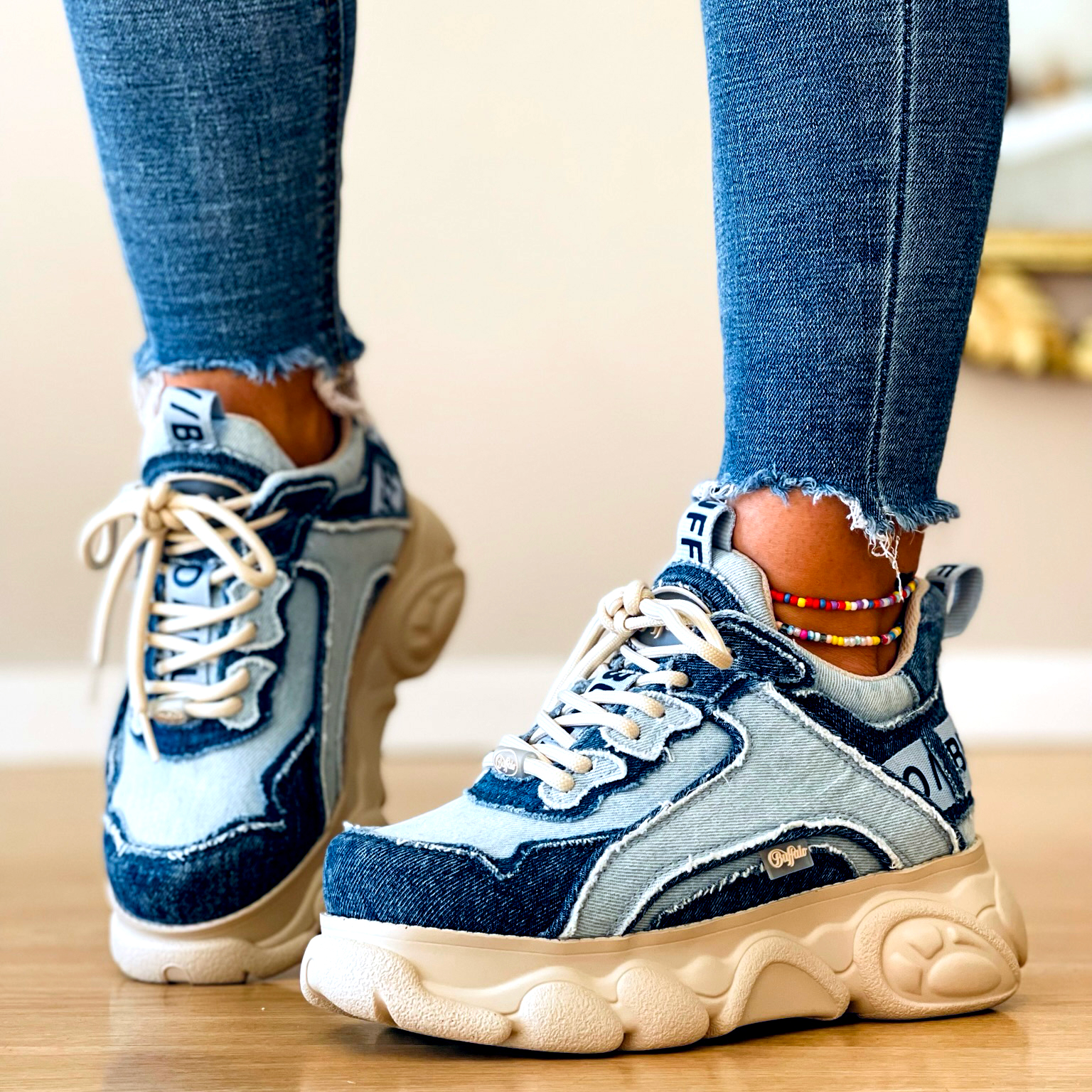 Sapatilha Buffalo Cld Chai Denim