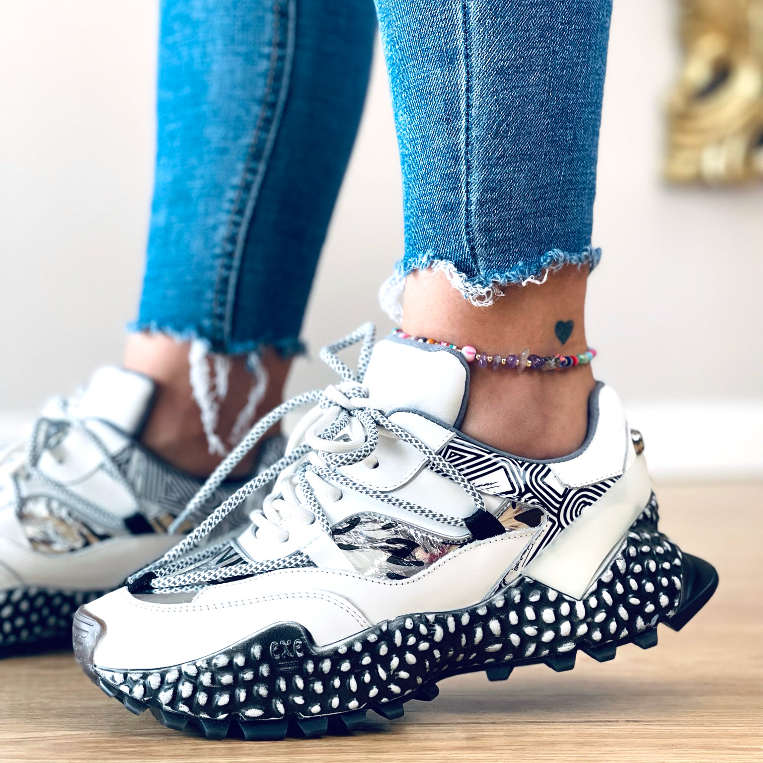 Sapatilha Exé XY-2204 Offwhite