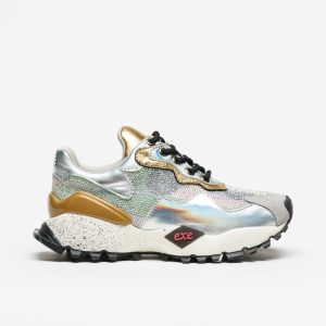 Sapatilha Exé 134-18 Silver/Gold