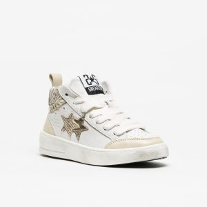 Sapatilha 2Star New Star Mid Branco - Image 2
