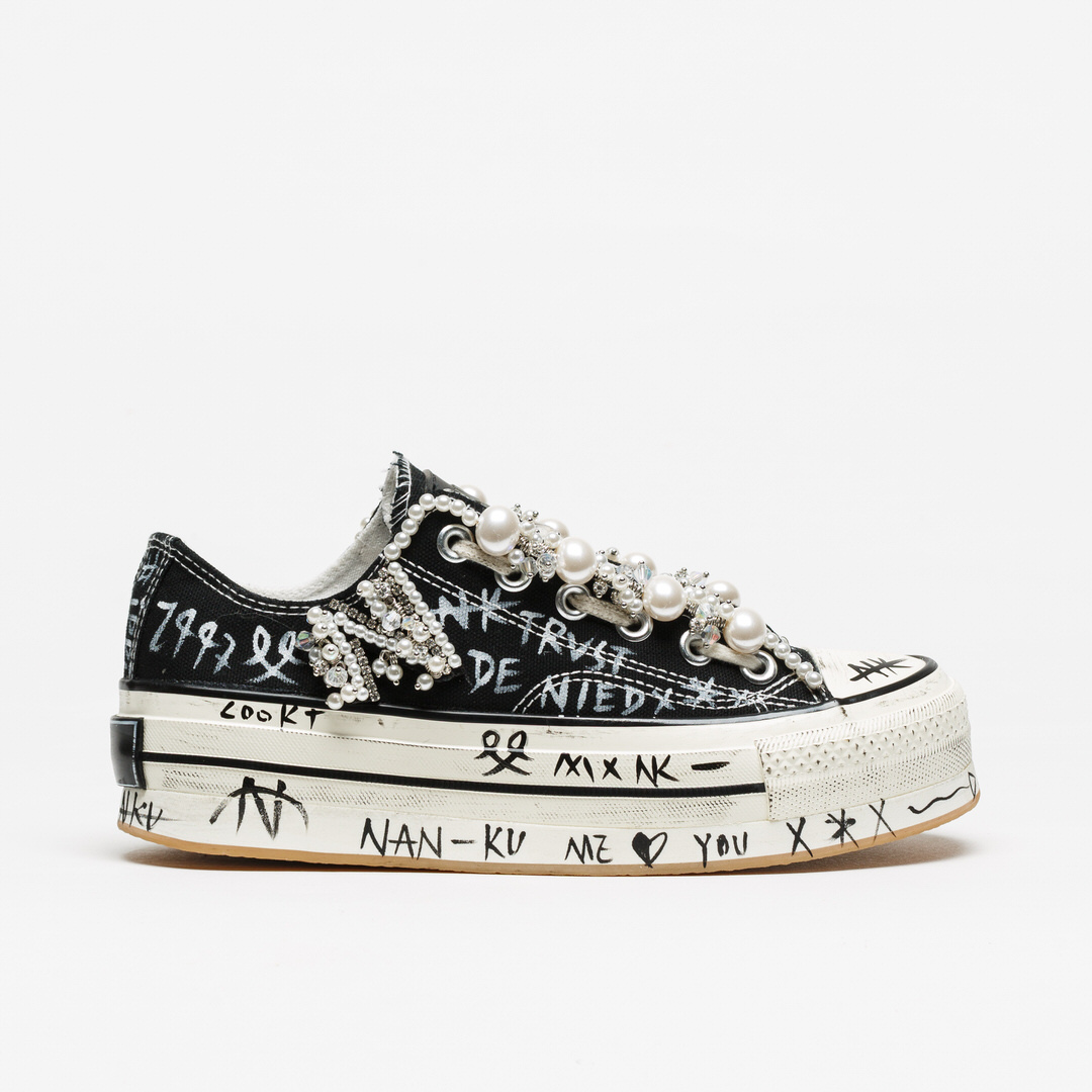 Sapatilha Nan-Ku Couture BA-17 Preto