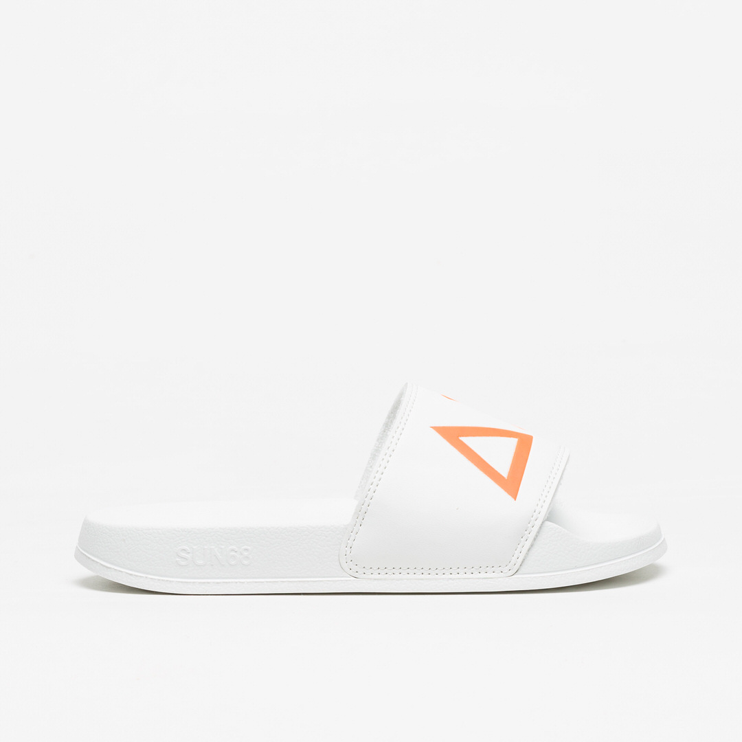 Chinelo Sun68 Slippers Logo Branco