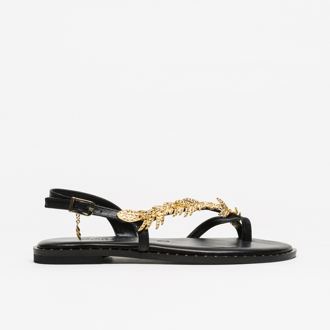 Sandália Caryatis 621609 Preto