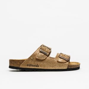 Sandália Cubanas Comporta 502 Gold