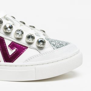 Sapatilha Emanuelle Vee Outdoor Olivia Strass Violeta - Image 6