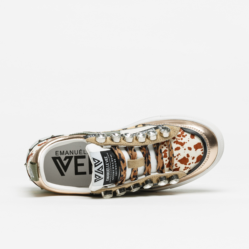 Sapatilha Emanuelle Vee Outdoor Olivia Strass Verde - Image 4