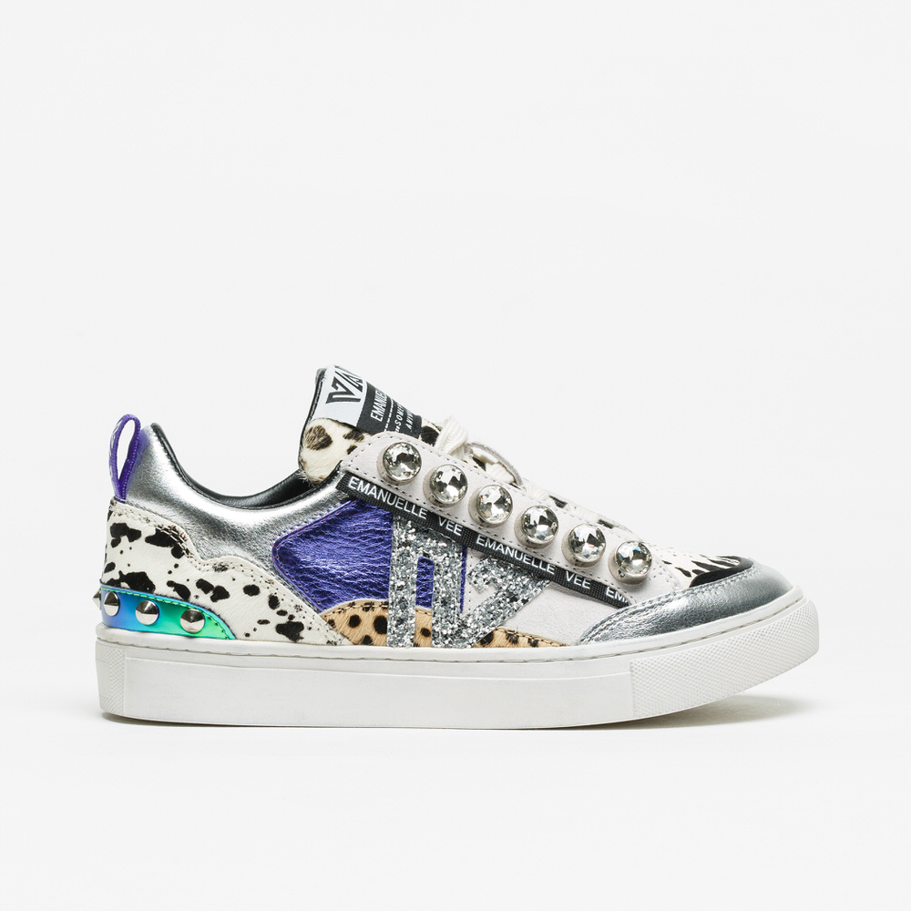 Sapatilha Emanuelle Vee Outdoor Olivia Strass Roxo
