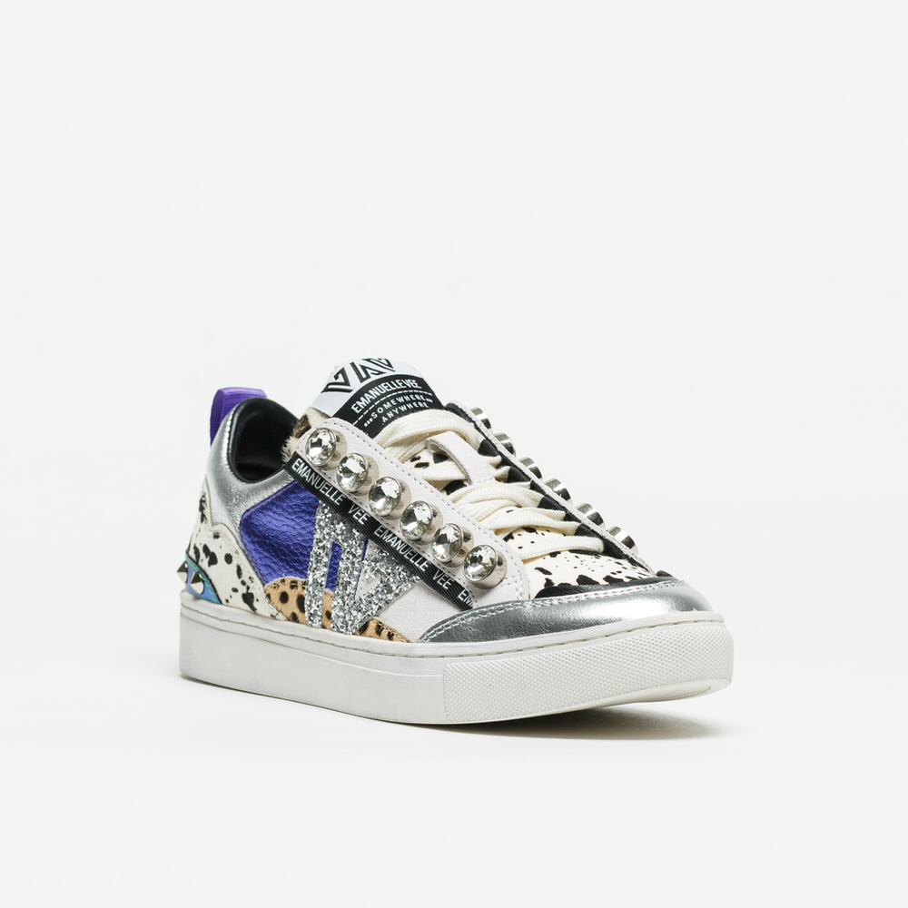 Sapatilha Emanuelle Vee Outdoor Olivia Strass Roxo - Image 2