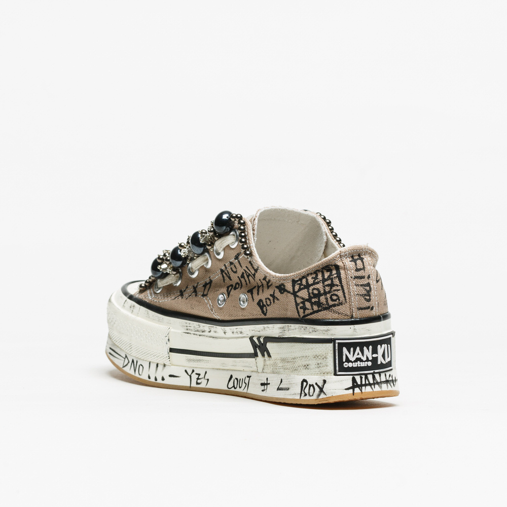 Sapatilha Nan-Ku Couture DFA-05 Taupe - Image 3