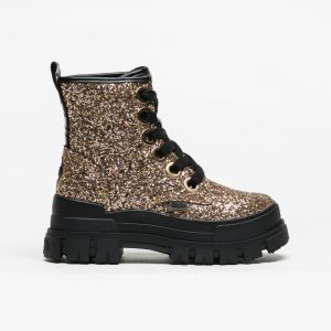 Bota Buffalo Aspha Lace Up Hi Gold
