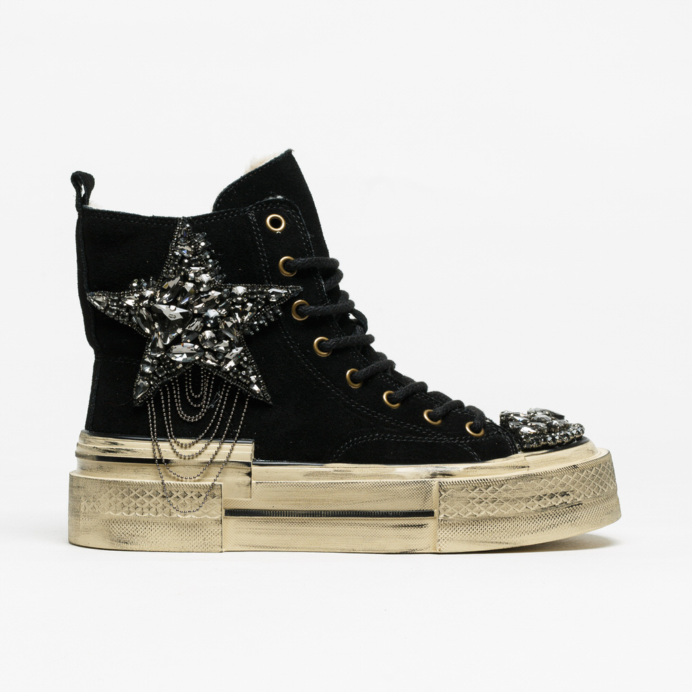 Sapatilha Nan-Ku Couture DFD-06 Preto