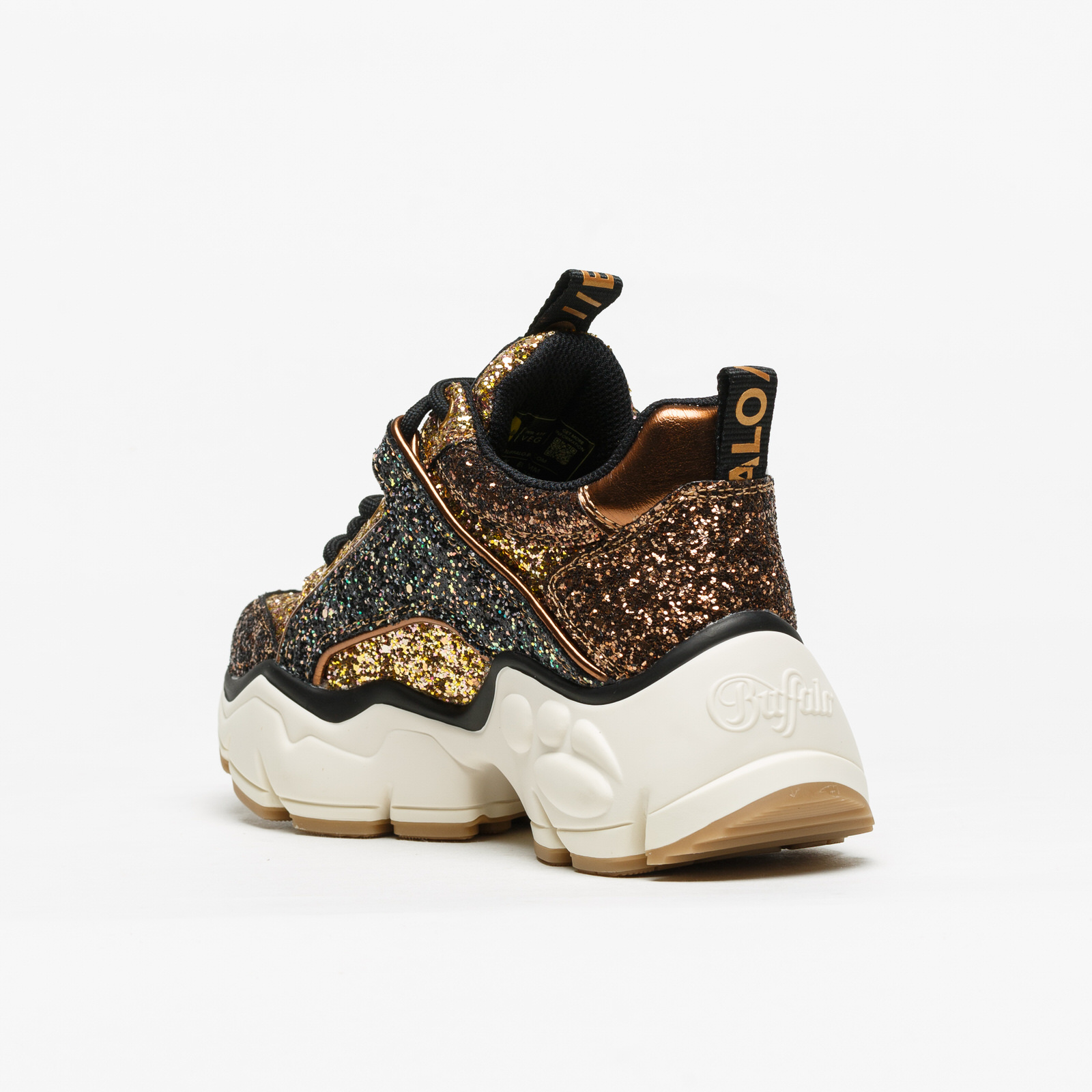 Sapatilha Buffalo Binary Glam Dourado - Image 3