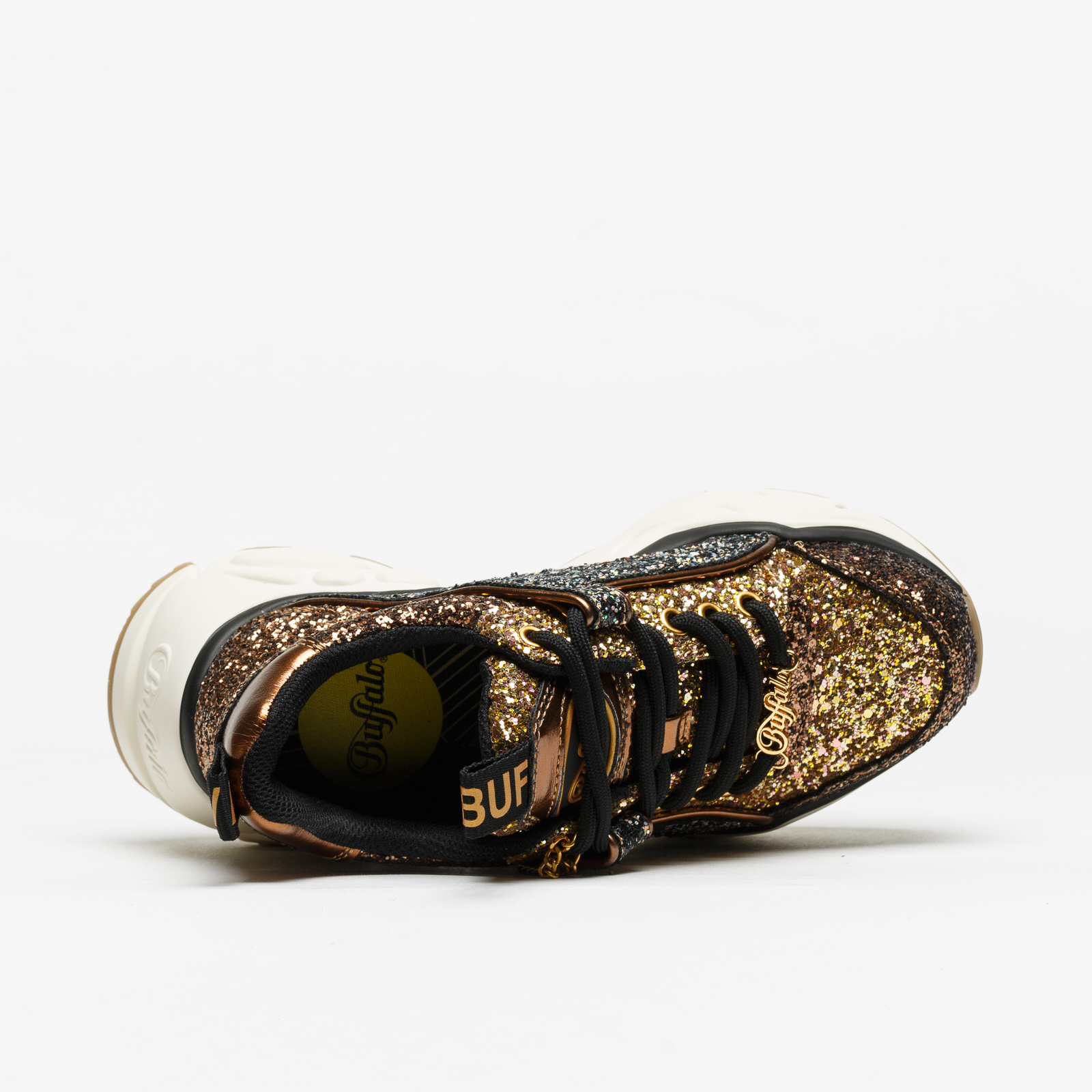 Sapatilha Buffalo Binary Glam Dourado - Image 4