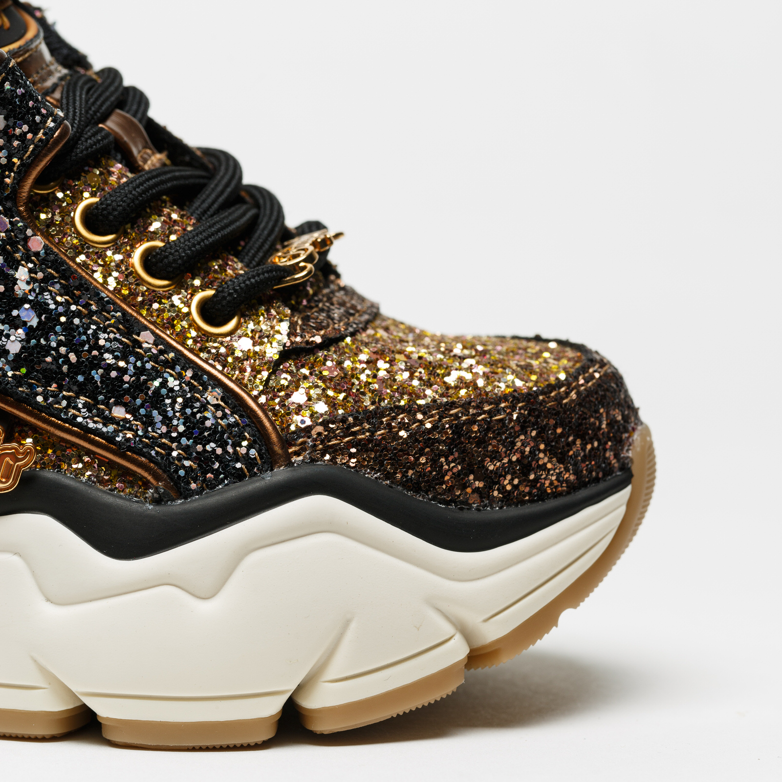 Sapatilha Buffalo Binary Glam Dourado - Image 6