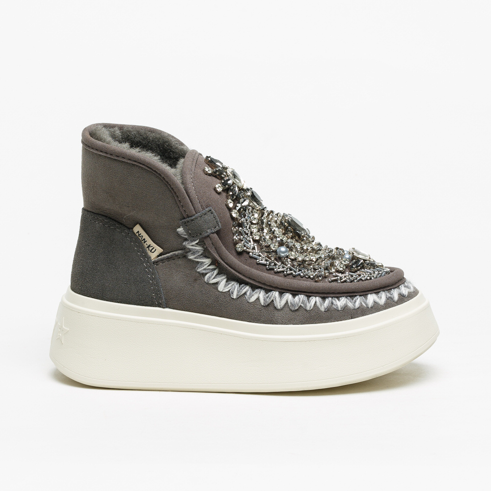 Bota Nan-Ku Couture DFH-08 Cinza