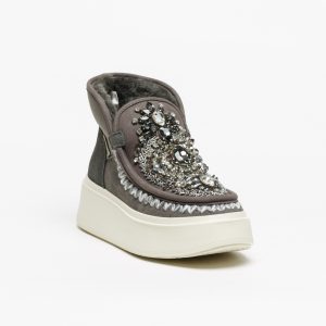Bota Nan-Ku Couture DFH-08 Cinza - Image 2