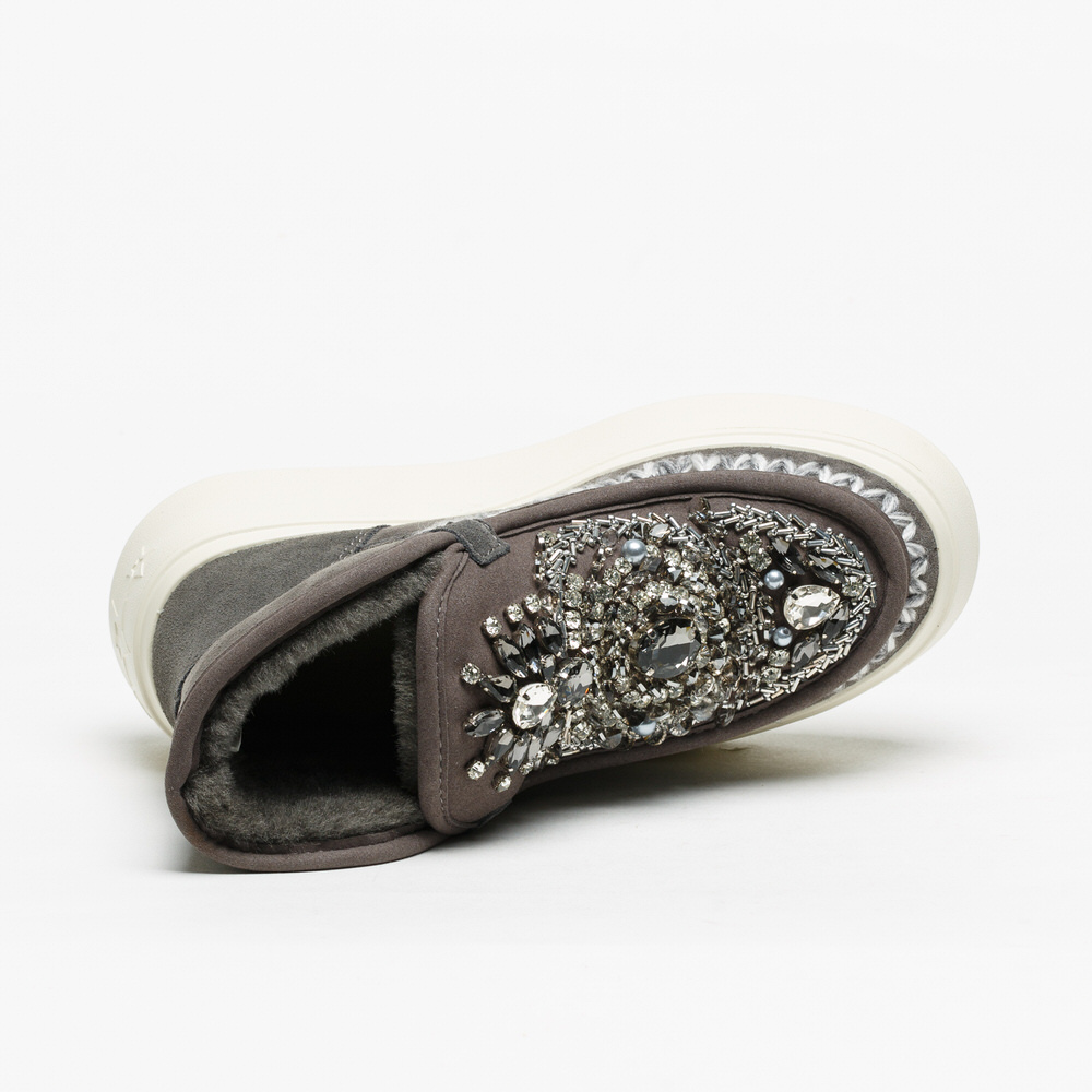 Bota Nan-Ku Couture DFH-08 Cinza - Image 5