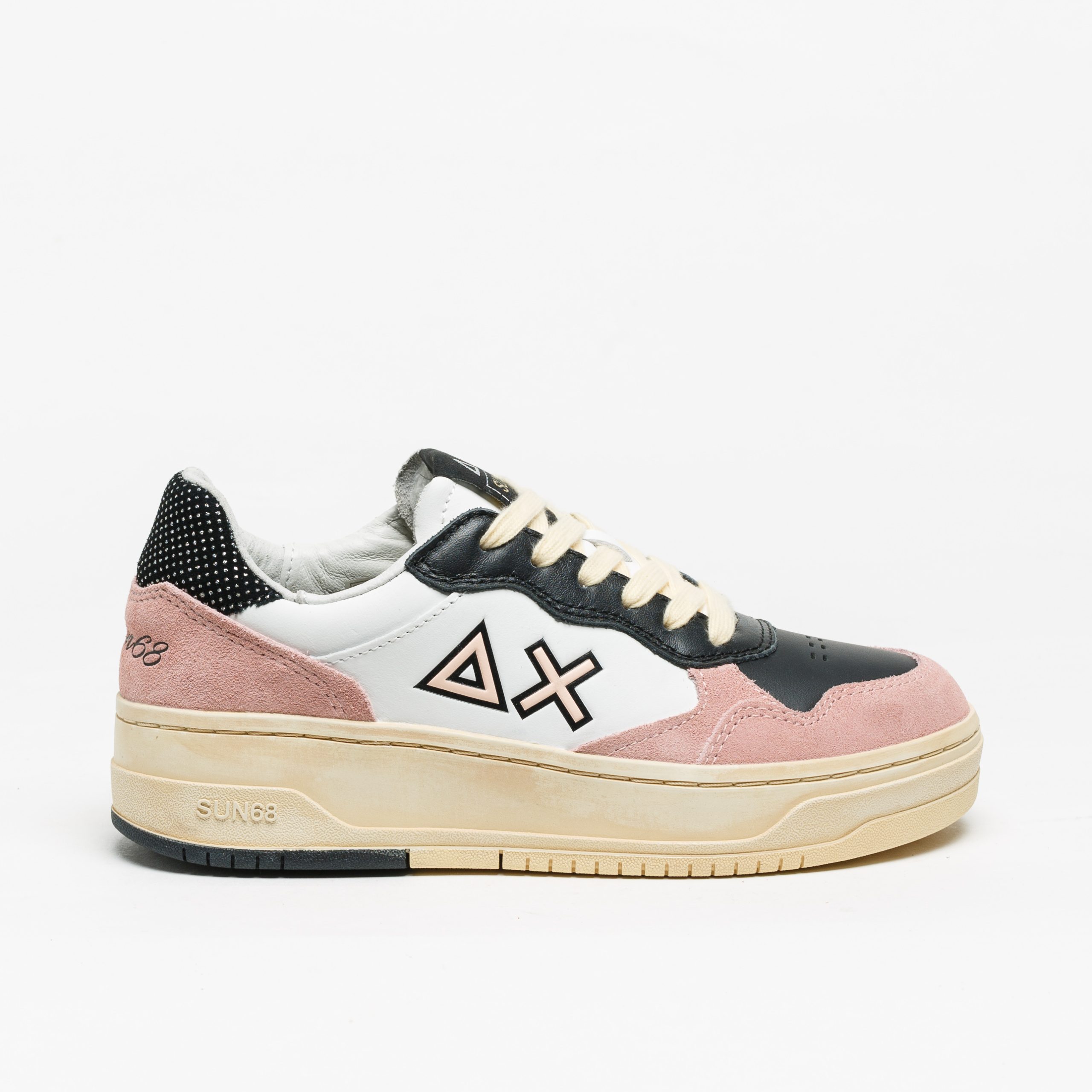 Sapatilha Sun68 Basket Love Lady Branco