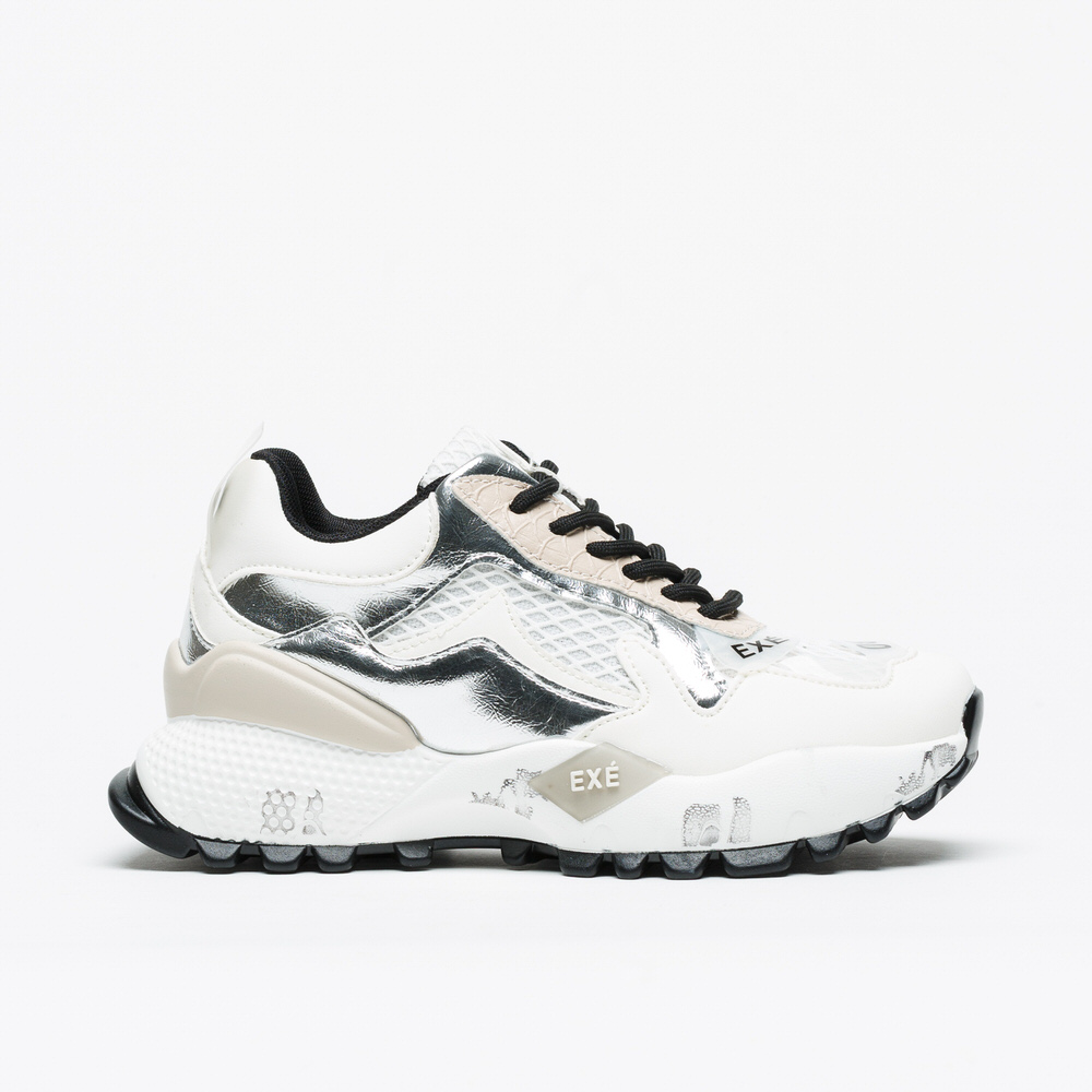 Sapatilha Exé D190608-13 White Silver
