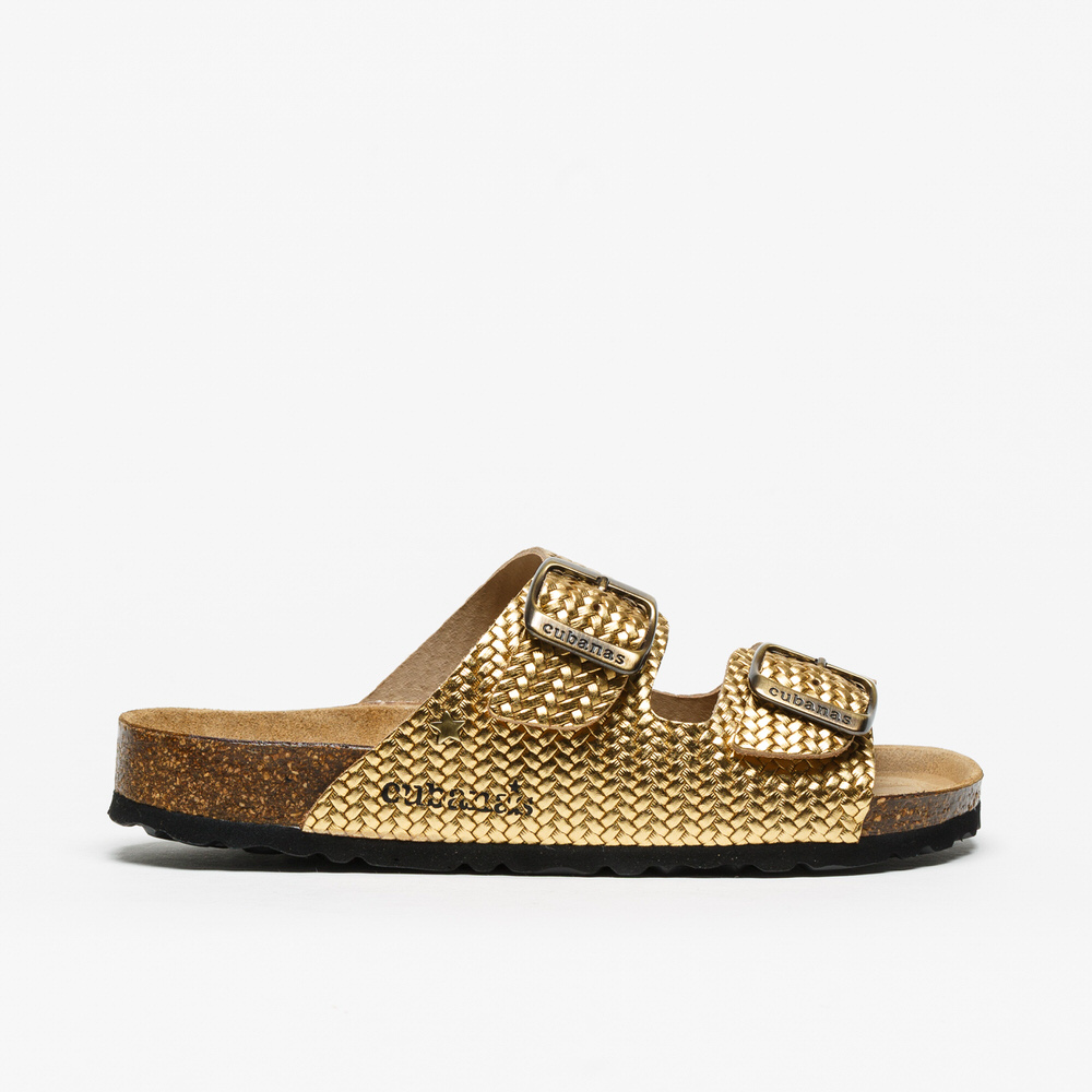 Sandália Cubanas Amalia 270 Dourado