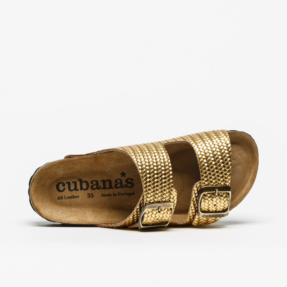 Sandália Cubanas Amalia 270 Dourado - Image 4