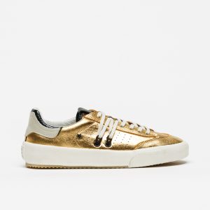 Sapatilha Cubanas Pump 160 Dourado