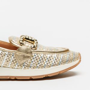 Mocassim MLV Alicia 05 Dourado - Image 6