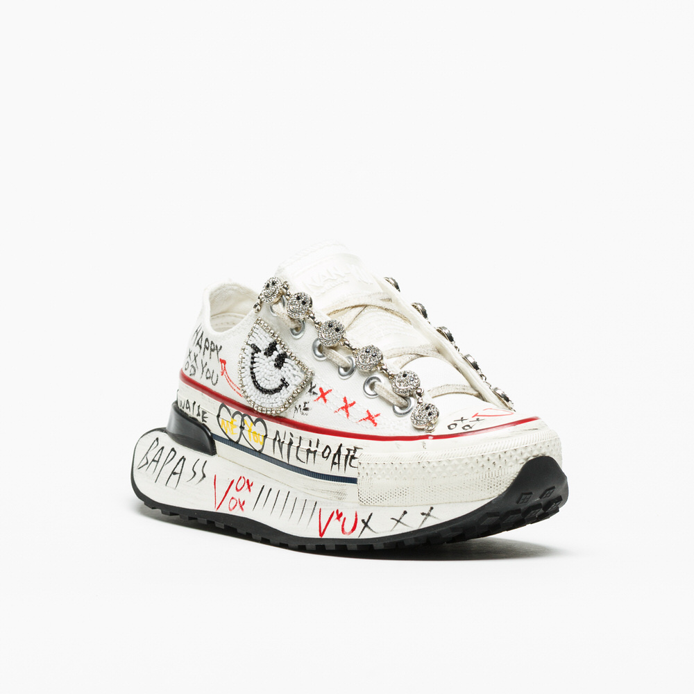Sapatilha Nan-Ku Couture BC-03 Branco - Image 2