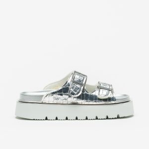 Sandália Replay Muddy Cocco Silver