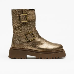 Bota Cubanas Biker N201 Gold