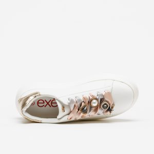Sapatilha Exé 66-52EX11 White/Gold - Image 4
