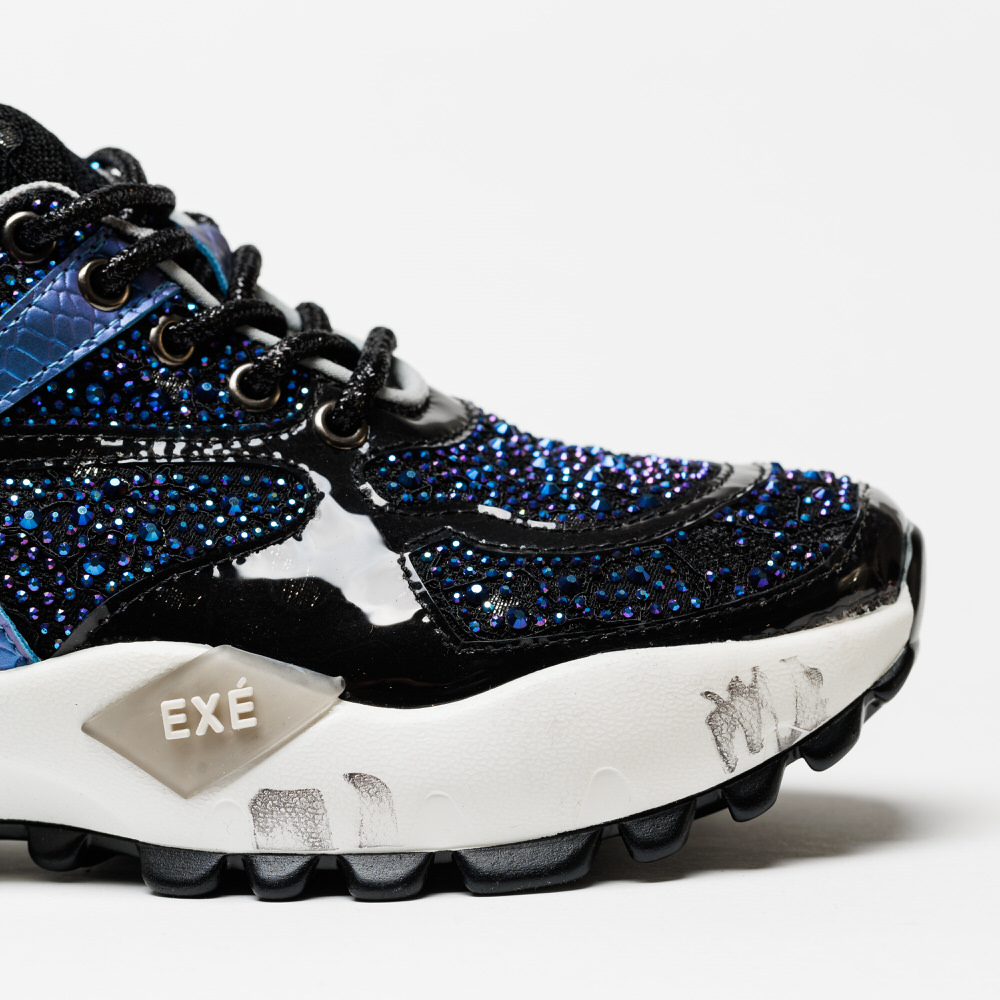 Sapatilha Exé D190608-24 Black/Blue - Image 6
