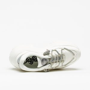 Sapatilha Buffalo Bliss Shine White Silver - Image 4