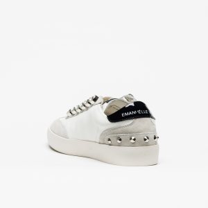 Sapatilha Emanuelle Vee Olivia P003 White Black - Image 3