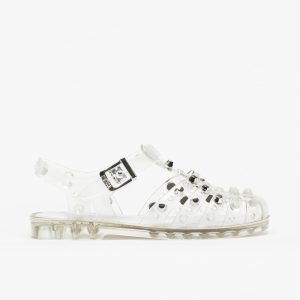 Sandália Melissa Possession Studs Clear Silver
