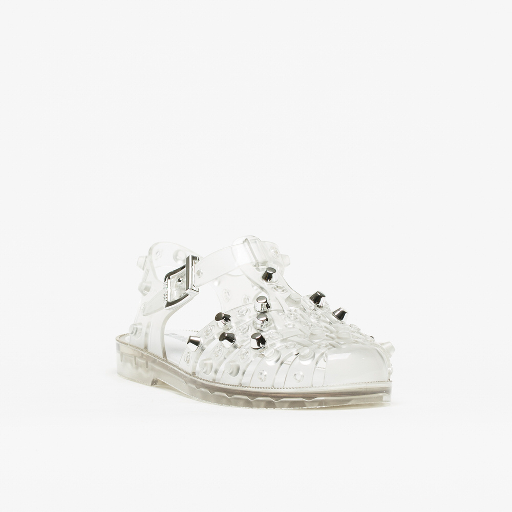 Sandália Melissa Possession Studs Clear Silver - Image 2