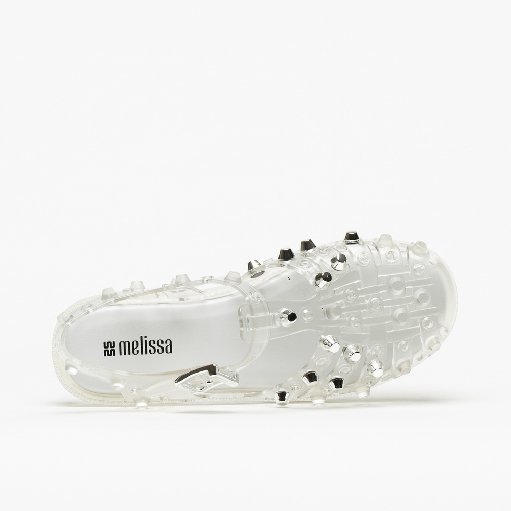 Sandália Melissa Possession Studs Clear Silver - Image 4
