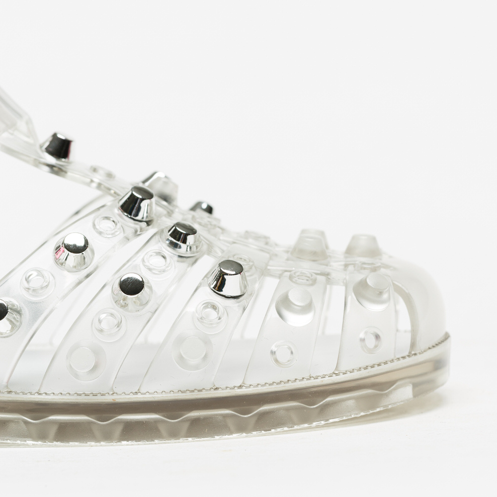 Sandália Melissa Possession Studs Clear Silver - Image 6