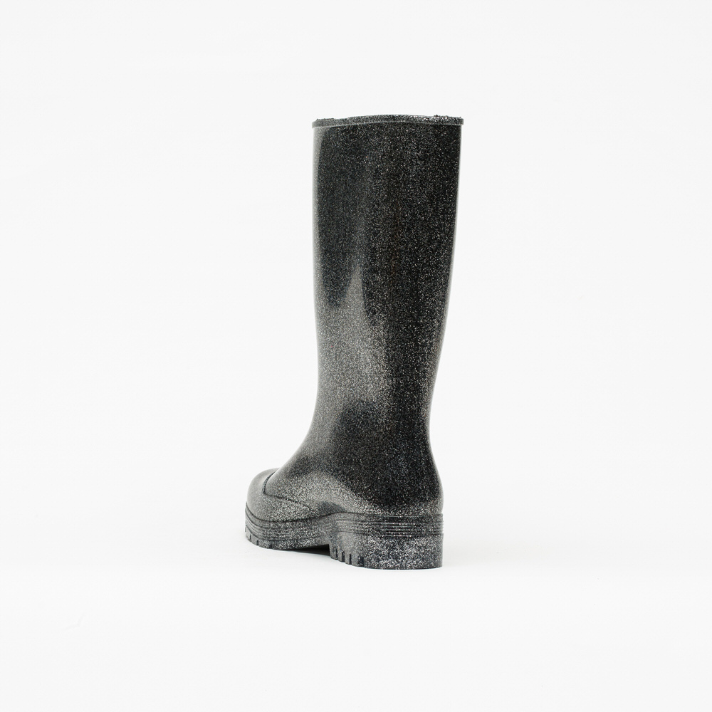 Bota Melissa Welly Black Glitter - Image 3