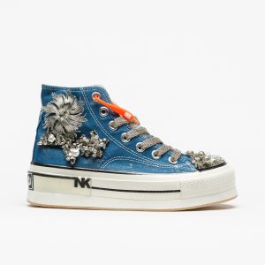 Sapatilha Nan-Ku Couture EFA-06 Jeans Blue