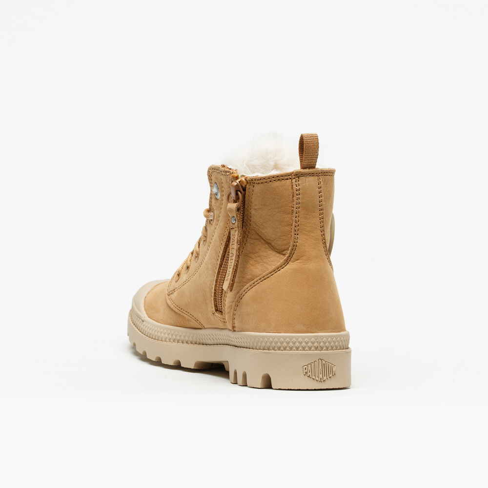 Bota Palladium Pampa Hi Zip Dear Brown - Image 3