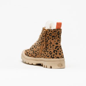 Bota Palladium Pampa Hi Zip Leo Dear Brown - Image 3