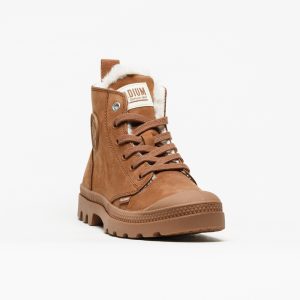 Bota Palladium Pampa Hi Zip Raw Brown - Image 2