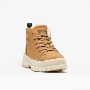 Bota Palladium Pallashock Zip Warm Dear Brown - Image 2