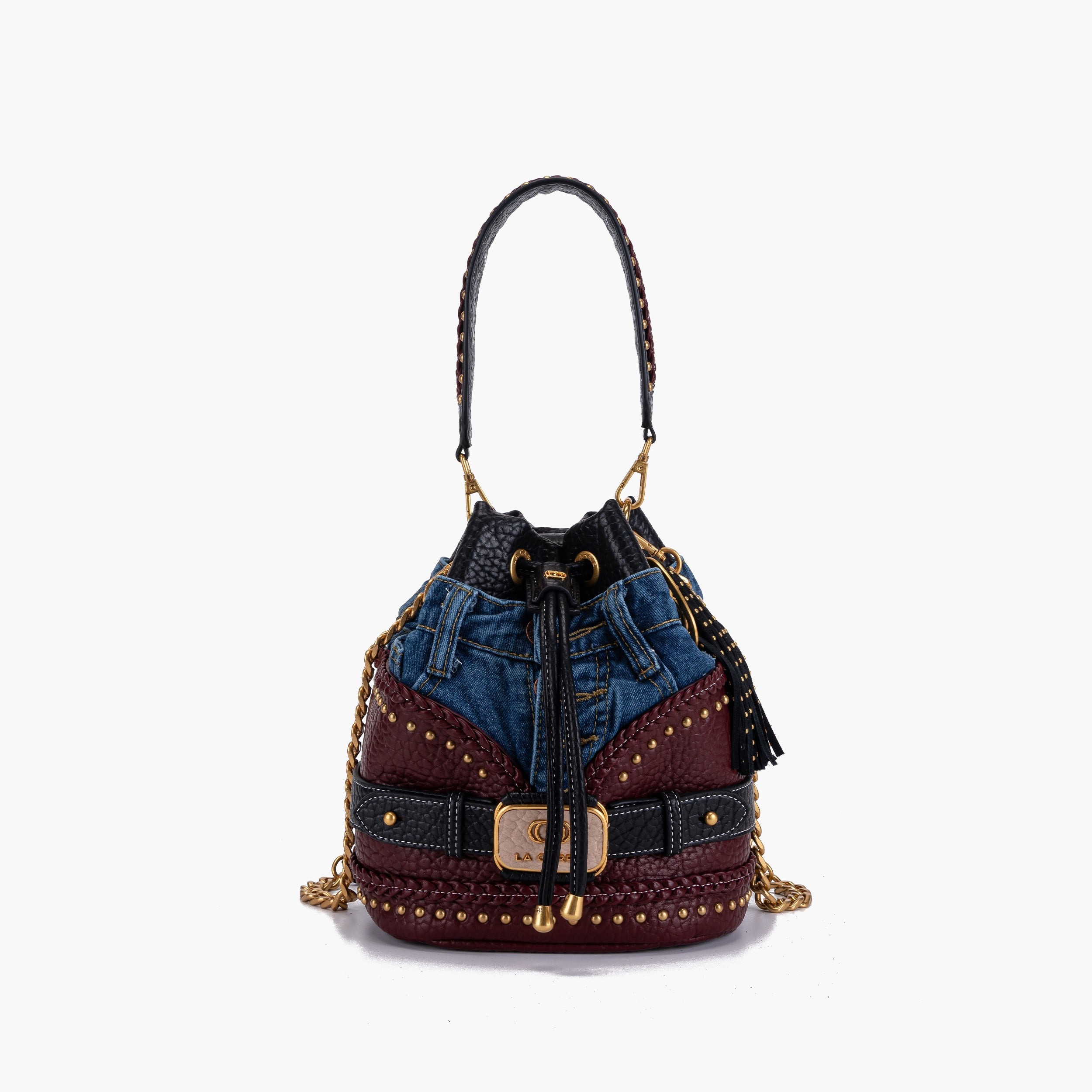 Bolsa La Carrie Bagghy Bucket Cherry